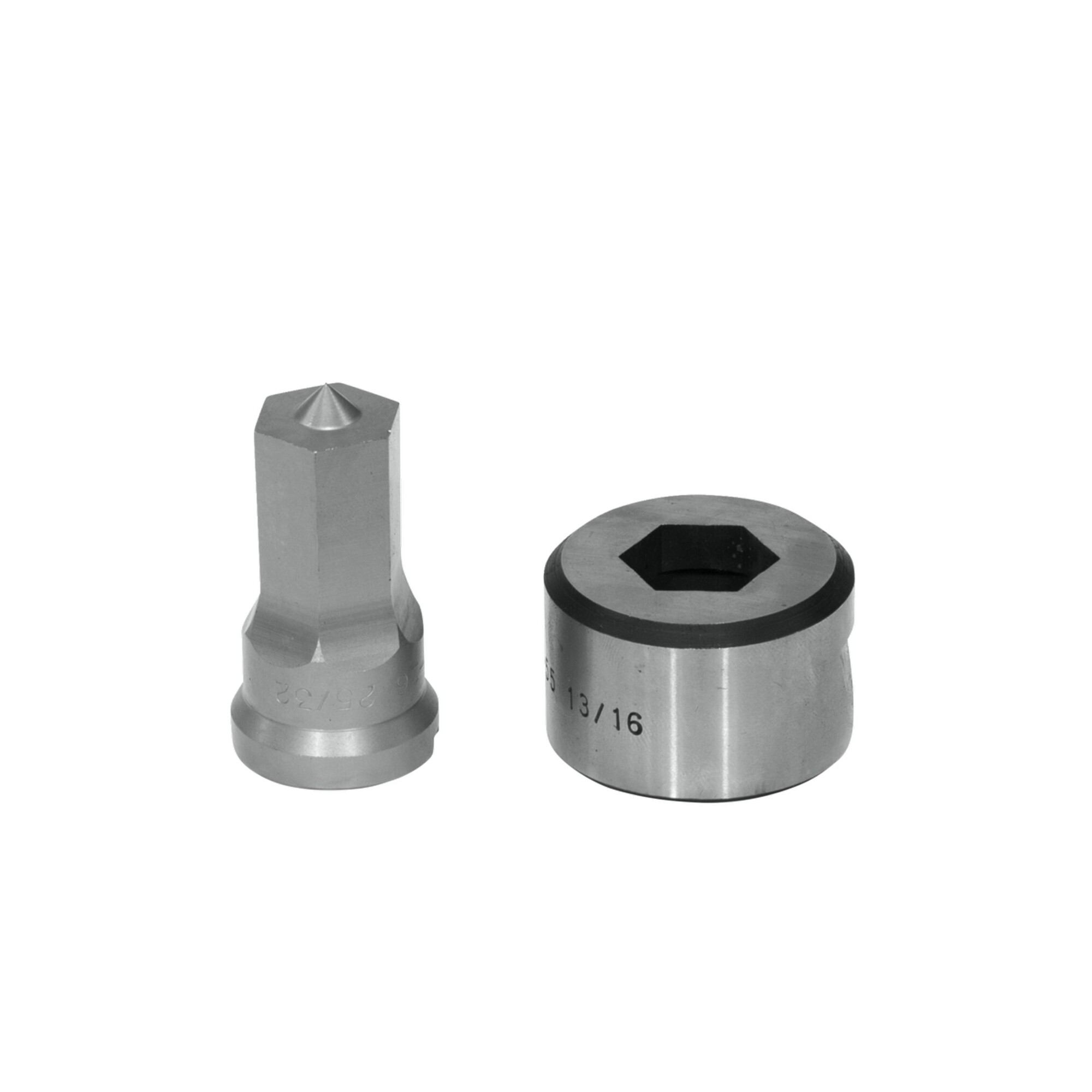 Edwards Ironworkers, Hex Punch Die Set, Max. Bending Radius 45 °, Model# PDH25/32